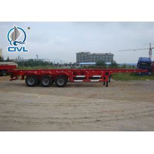 40 Feet Flatbed Semi Trailer With 3 Axles, Semi Trailer Truck from China
