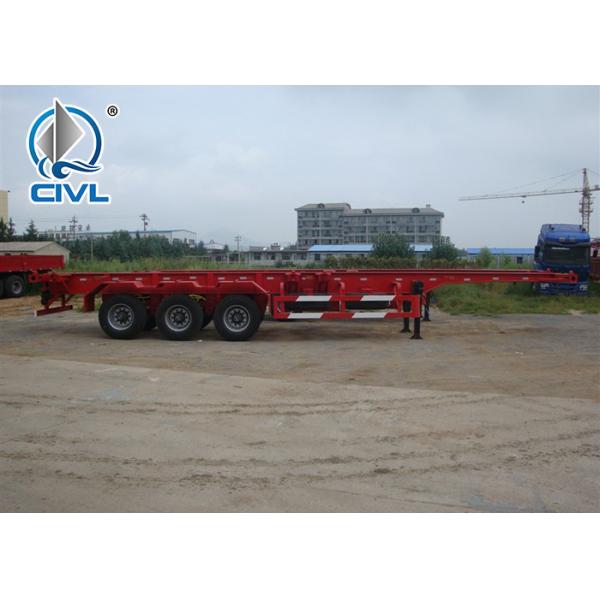 40 Feet Flatbed Semi Trailer With 3 Axles, Semi Trailer Truck from China