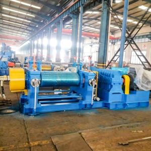 Dia 400mm Rubber Open Mixing Mill 37KW For Rubber Compound Warming