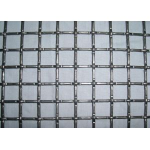 Lock Crimped Wire Mesh Carbon Steel Surface Untreatment Wear Resistance