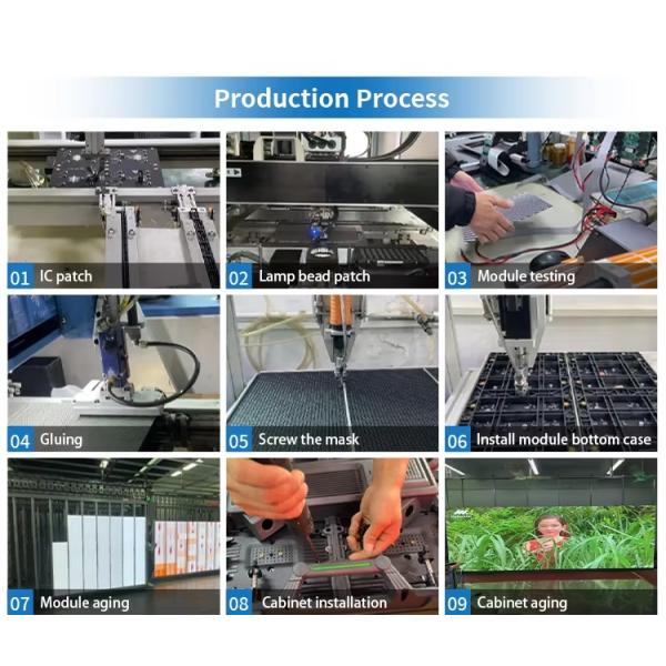 Full Color Rental Waterproof Outdoor Stadium 5500cd/M2 P10 Stadium LED Display Screen