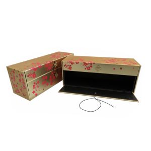 Luxury Lid / Base Rigid Gift Boxes Cardboard Watch Box Unique Design Packaging
