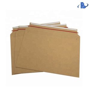 Self Sealing Paper Shipping Envelopes , Custom Printed Kraft Bubble Bags