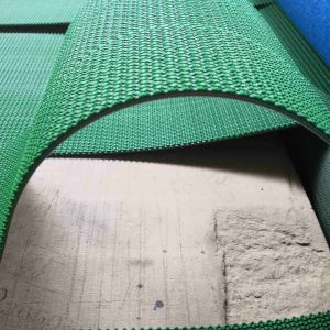 China Transfer PVC Conveyor Belt Green Fire Resistant With Oil Resistant on sale