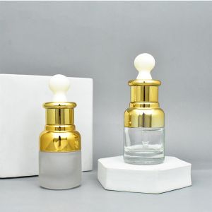 Cosmetic Packing Essential Oil Glass Bottles 15ml 30ml 50ml With Screw Cap