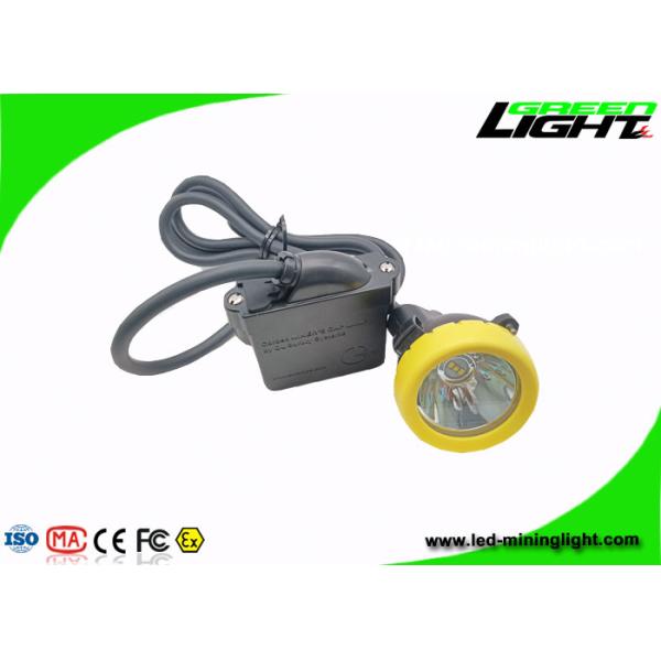 IP68 1.65W 450mA Miner Led Cap Lamp Corded 20hs 216Lum