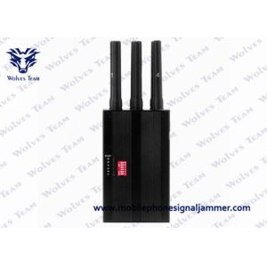 3G 4G Mobile Handheld Signal Jammer 250x75x34mm Dimension Easy Operation
