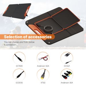 120W Portable Folding Solar Panels with 3 Year Warranty and 6A Output for