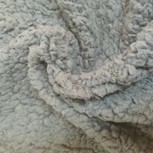 Dyed Polyester Cloth Material Polyester Plush Sherpa With Custom Design