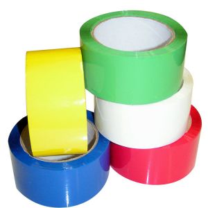 Colored Packing Bopp Packing Tape 2" X 60 Yards 2.8 Mil Thickness Green Custom