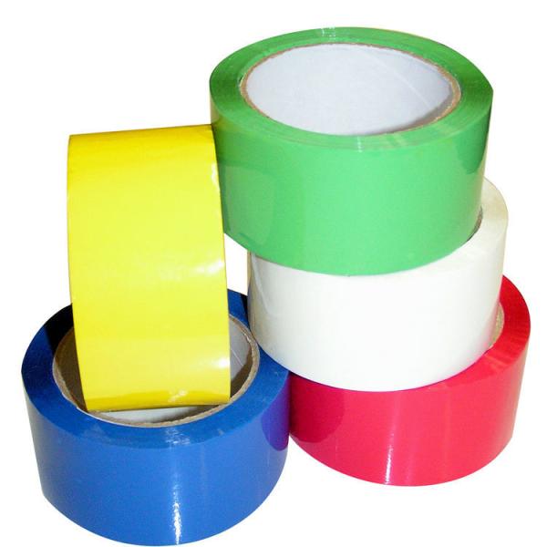 Colored Packing Bopp Packing Tape 2" X 60 Yards 2.8 Mil Thickness Green Custom