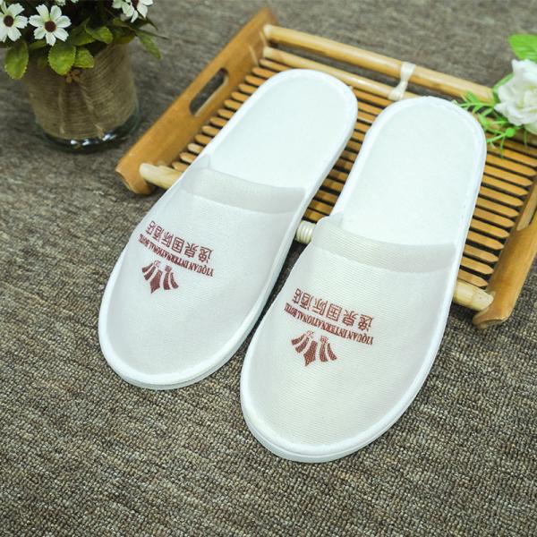 Quality Unisex White Soft Washable Disposable Bathroom Slipper wholesale