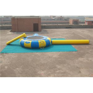 Fire Resistance Inflatable Water Games Floating Water Trampoline High Performanc