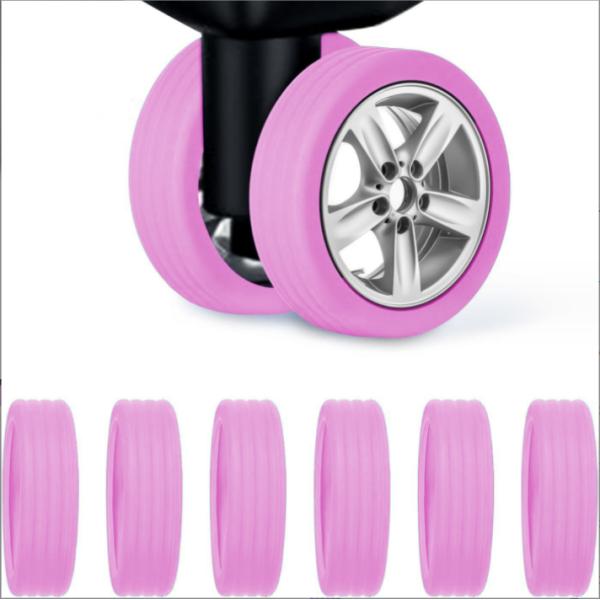 Moulding Processing Service Silicone Luggage Suitcase Wheels Cover for Trolley Case