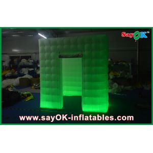 Inflatable Photo Booth Enclosure LED Lighting Air Inflatable , Large Inflatables