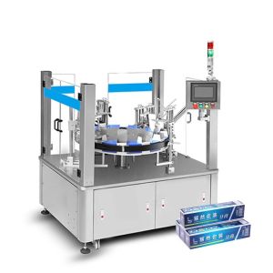 Vertical Bag Cartoner Packaging Machine 1.5Kw 60pcs/Min