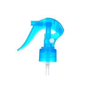 China Transparent Blue Plastic 24/410 Mini Trigger Sprayer Used In Bottle Seal on sale