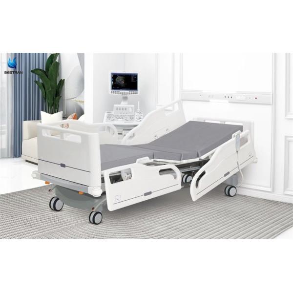 Central Locking System Electrically Operated Hospital Bed With Big Side Rail 5