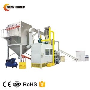 Separate PE PVC Aluminum Plastic Capsule Board Scrap Recycling Machine with PLC