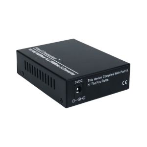 1 Optical and 1 Electrical Interface Port Media Converter for 10/100/1000Mbps