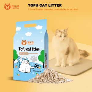 Flushable Eco Friendly Natural Tofu Clumping Cat Litter Biodegradable