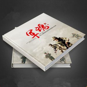 Professional Printing Full Color Brochures Hardcover Book With SPOT UV