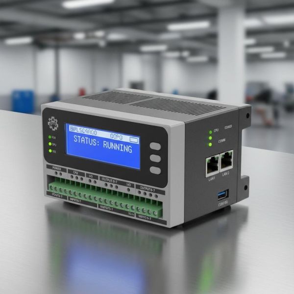 Compact Programmable Logic Controller Featuring Fast Processing Speed and