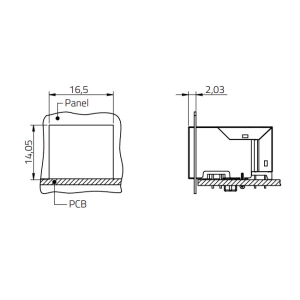 100BASE-TX 74982104400 WE-RJ45 LAN Through Hole Reflow Series