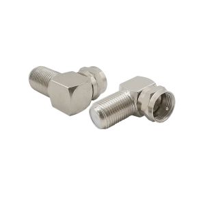 ROHS Compliant 90 Degree F Type Male Adapter / f type right angle connector