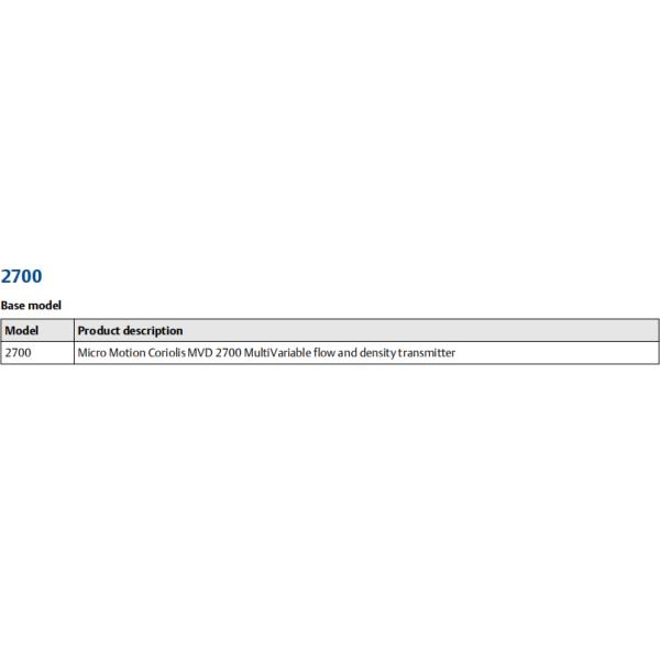 Original Emerson Micro Motion Mass Flow Transmiter 2700R11BGZEZZZ 1/2in NPT Conduit Connections