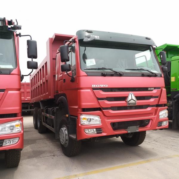 ZZ3257N3647A Sinotruk Heavy Duty Dump Truck With ZF8118 Steering And HW76 Cabin