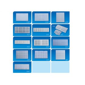 White L90mm W70mm Electroplating Accessories Polypropylene Plastic Mesh