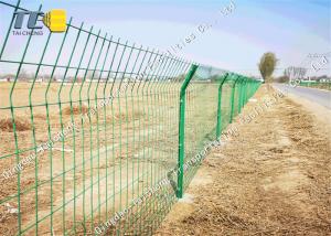 China Pvc Coated Welded Wire Fence High Speed Protection Net Corrosion Resistance on sale