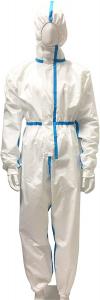 Cheap Anti Dust Ventilation Non Porous White Disposable Suit for sale