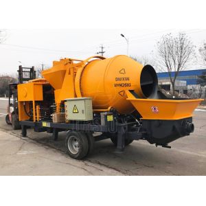 China Mobile Self Loading Concrete Mixer With Pump Diesel Engine Type CE ISO Approved on sale