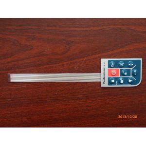China Flexible Printed Circuit Tactile Membrane Switch With Clear Window , Remote Control on sale
