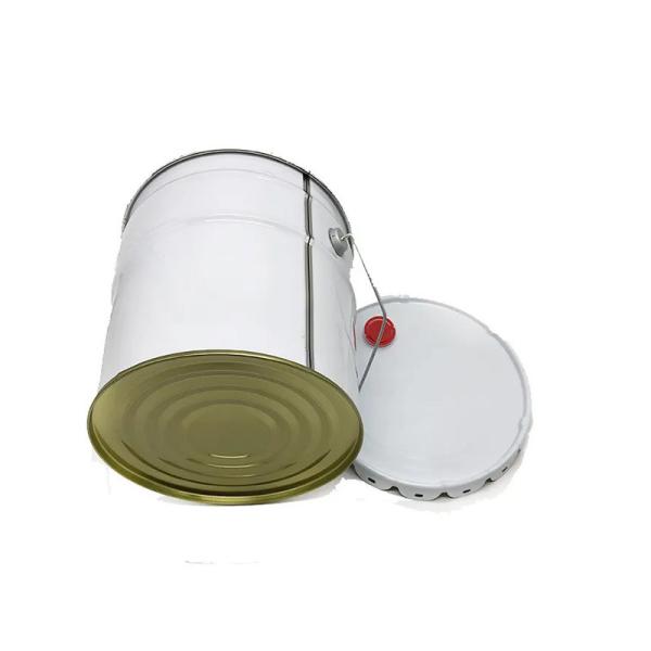Quality Seal Up 15L Leak Proof Tinplate Pails With Lid For Chemical Storage wholesale