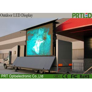 China Dustproof Mobile LED Truck Advertising Outdoor P4.81 Slim Aluminum Panel on sale