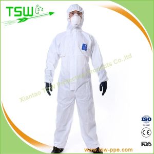 Breathable Disposable Microporous Coverall With Elastic Cuff