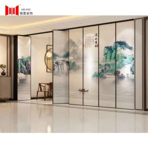 3.5m High Paint Surface Soundproof Movable Partition Wall For Hotel Hall
