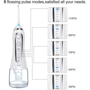 Electric Oral Irrigator Water Flosser portable USB Charging FCC Approved
