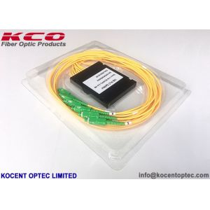 1:8 Modular Type Fiber Optical PLC Splitter with 2.0mm Cable and 1.5m Length for