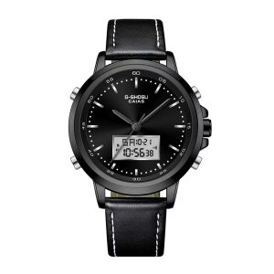 Black Dial Color Men Watch Made Of Alloy Water Resistance Up To 100 Meters