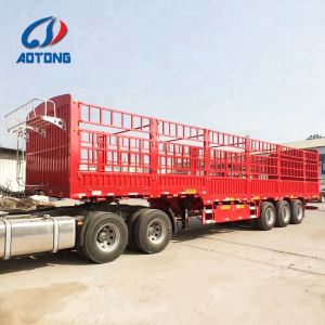 Trailer Cargo Carrier Fence Truck Trailers With FUWA / BPW Axle Optional