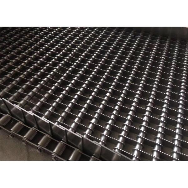 Pasteurizing Food Garde Eye Link Conveyor Belt Variable Wire Spacing Flat