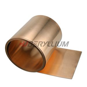 CuBe2 Coil Strip UNS C17200 TD02 0.2x250mm For EMI Shielding