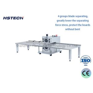High Speed PCB Depaneling Equipment with 400mm Length and Circular Blade