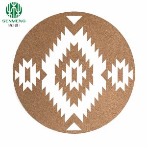 Natural Custom Size Resistant Eco Friendly Cork Coaster Cork Cup Mats