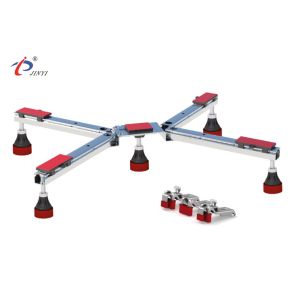 Super Flat Odm 100x100cm Shower Tray Legs With Ads Plus Wall Anchors