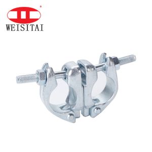 Electric Galvanized Swivel Scaffold Clips , EN74B Scaffolding Clamp Swivel